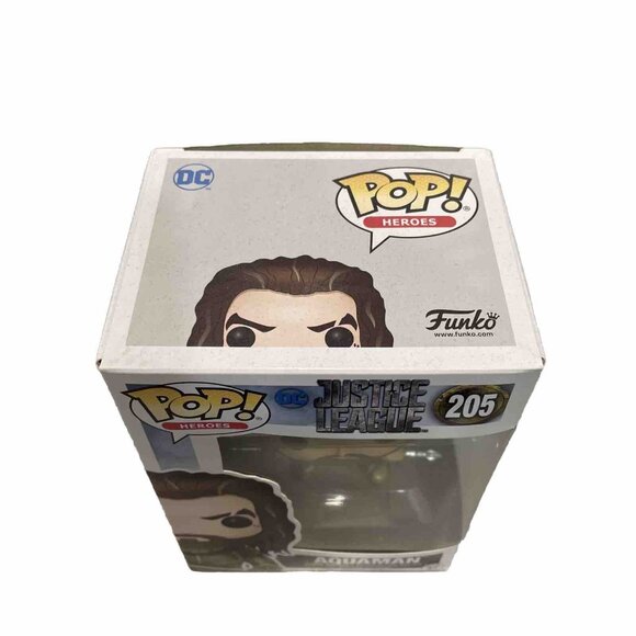 Funko Pop! Heroes Aquaman #205 DC Justice League Vinyl Figure Collectible - Picture 2 of 6
